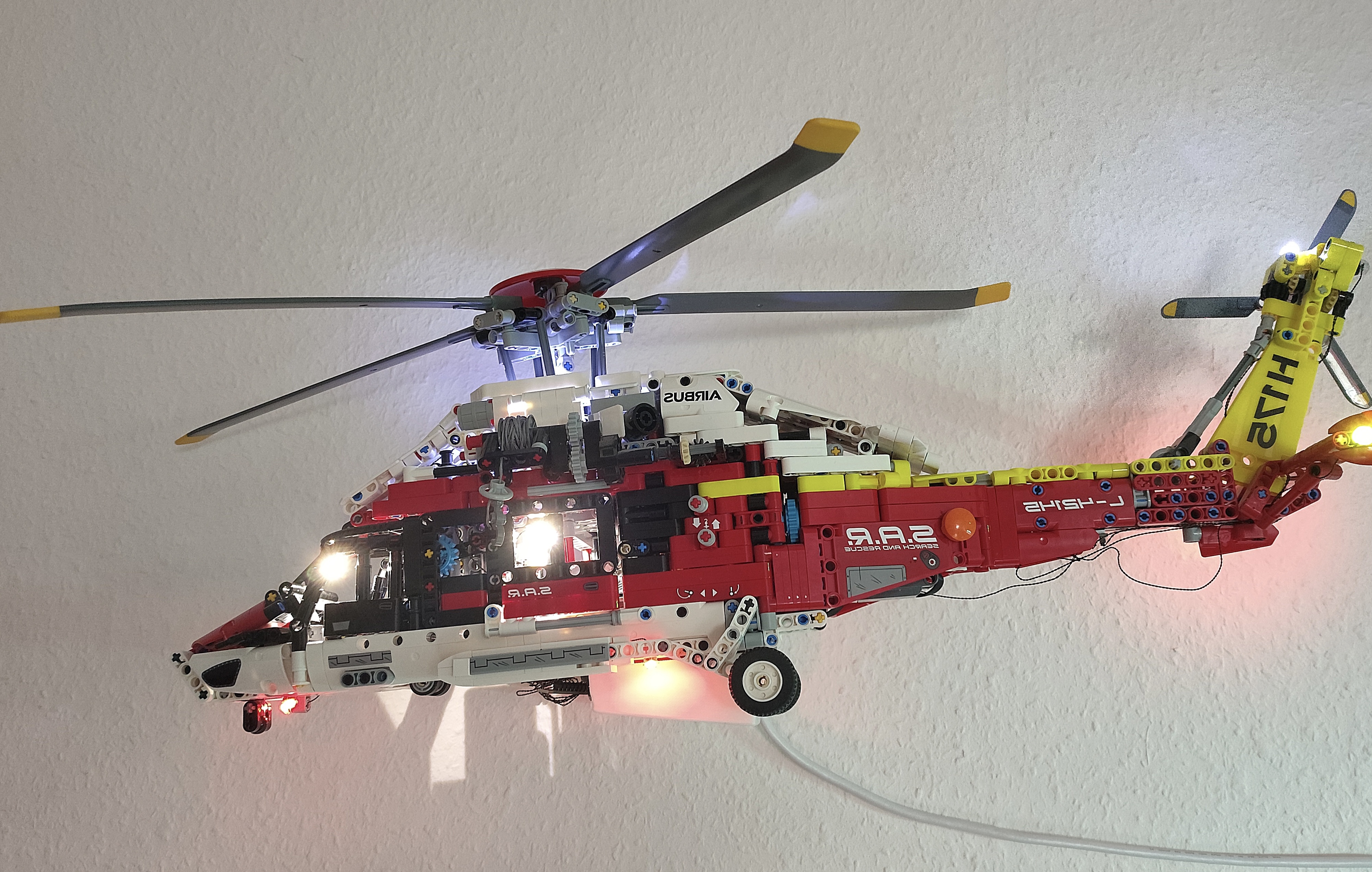 LEGO Airbus Helicopter Wall mount (left side)