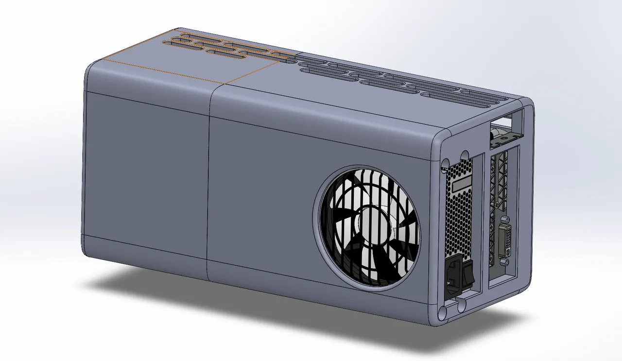 Oculink eGPU Enclosure by PascalB_CH | Download free STL model