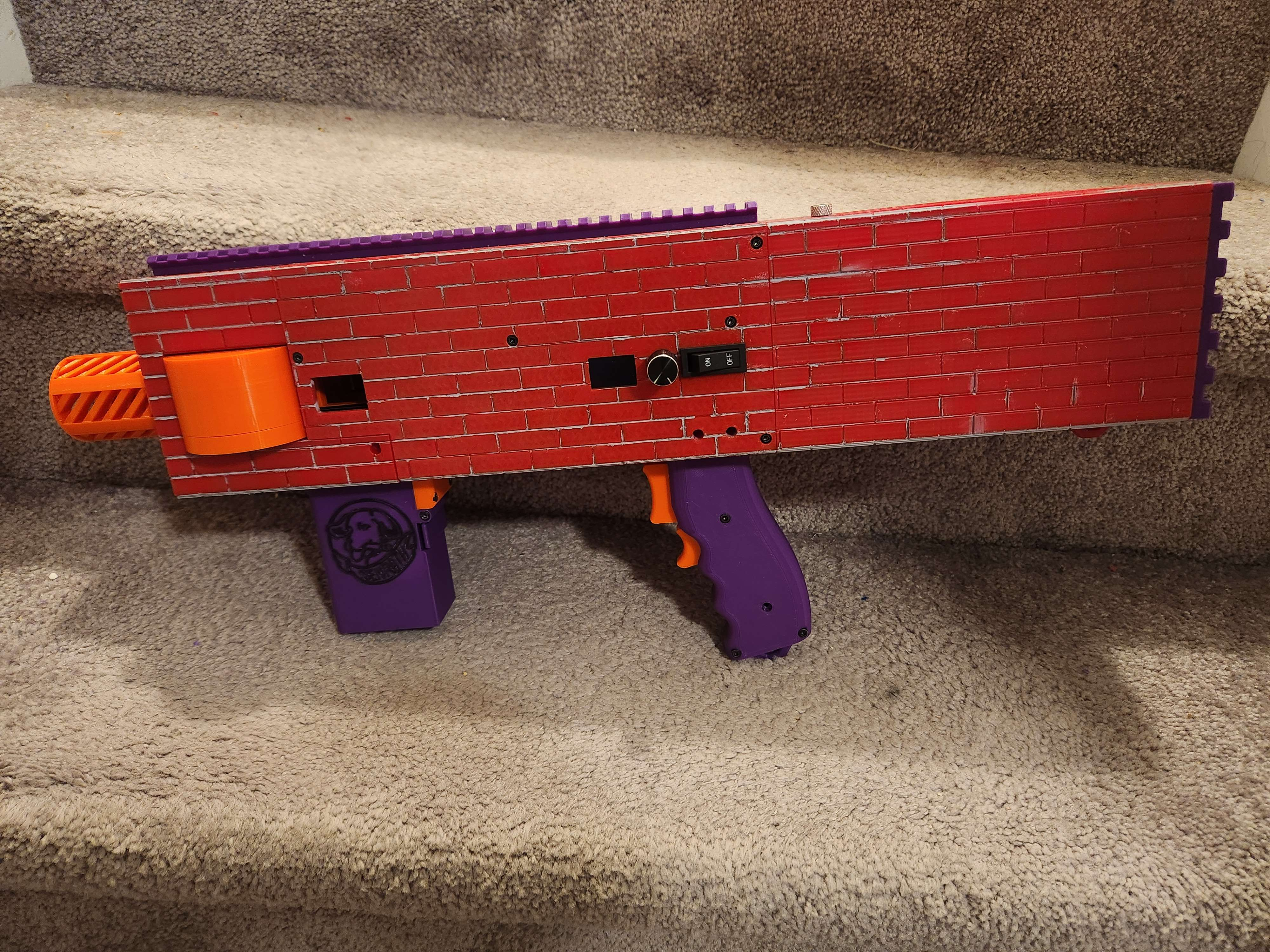 The Audacity aka The Brick Wall, Brushless Nerf Blaster