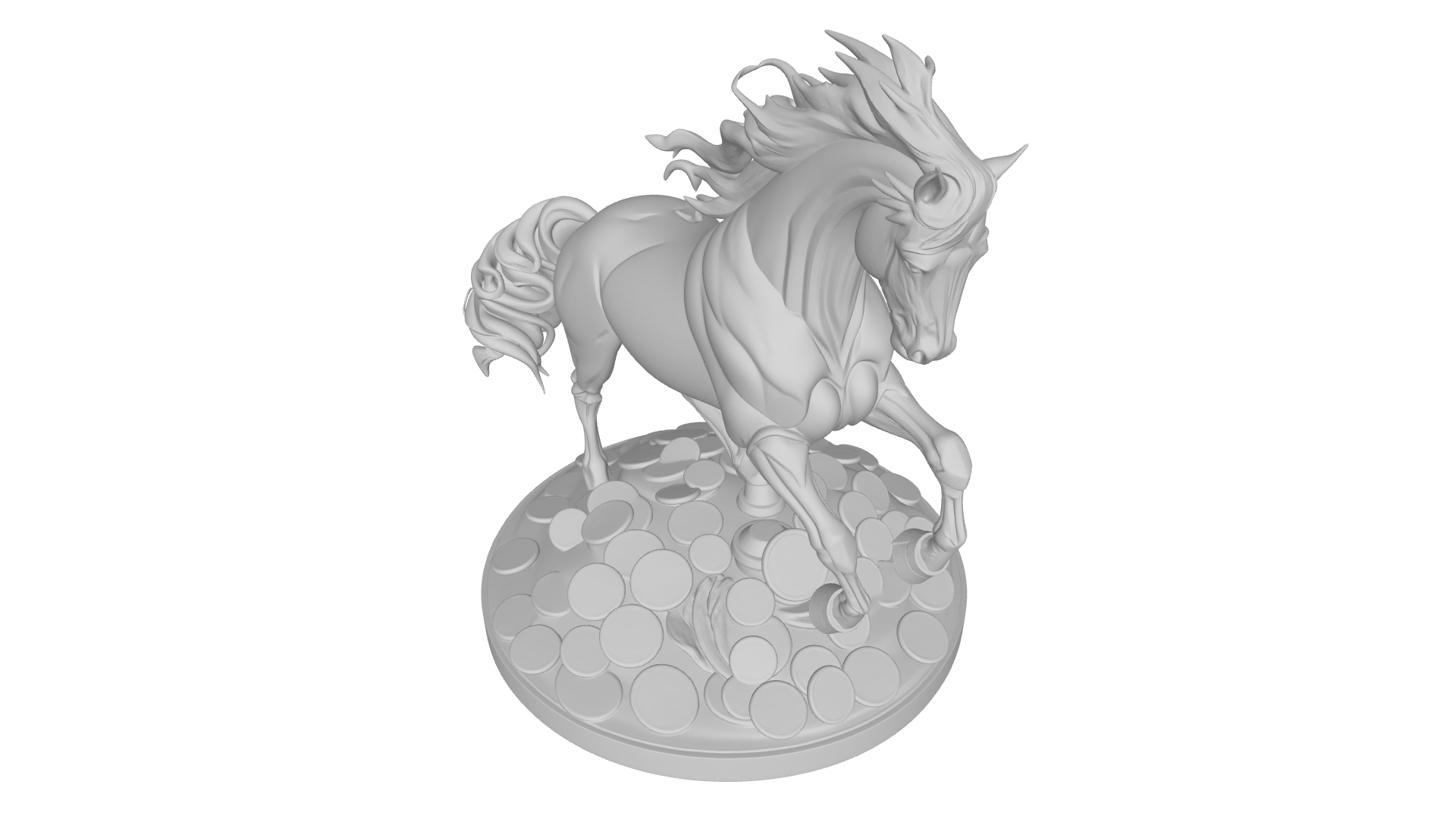 Desk Horse Statue