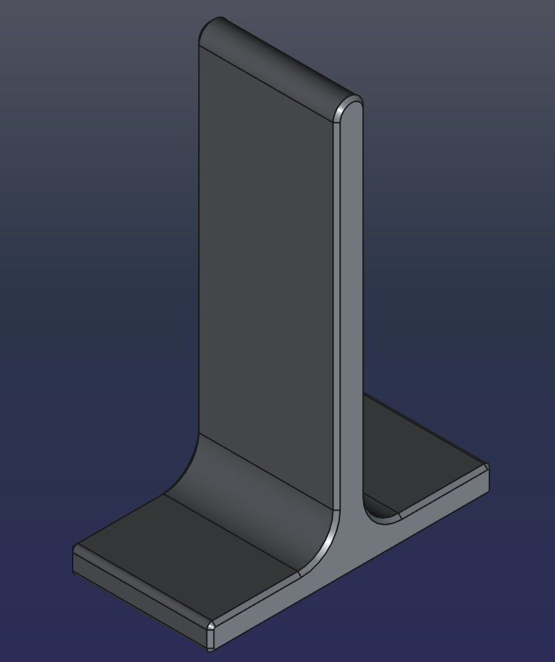 Minimal Headphone Stand