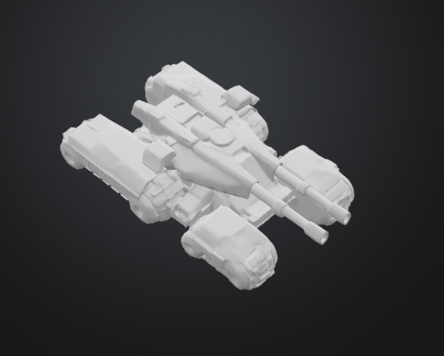 Mammoth Tank Low poly