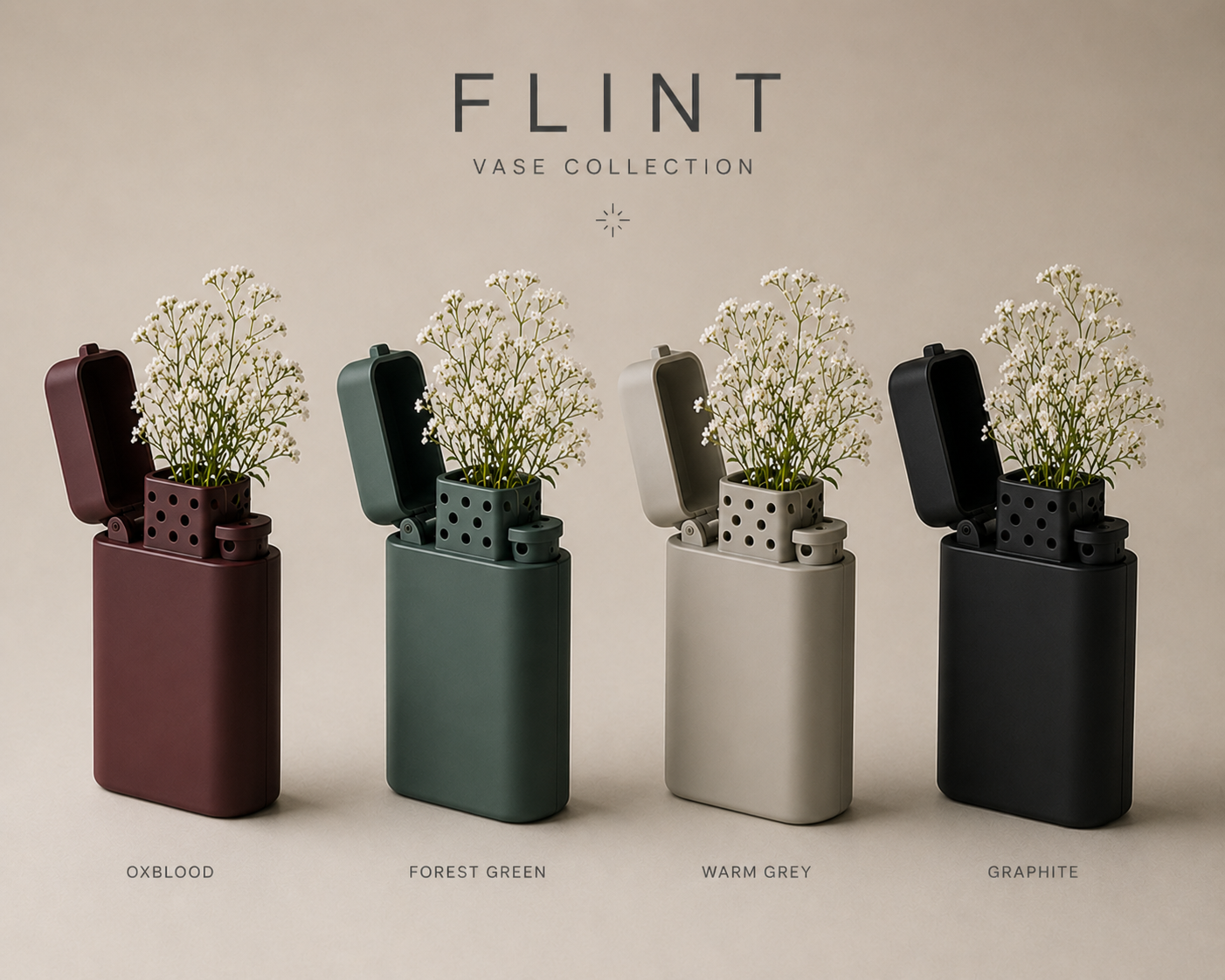 Flint Lighter Vase