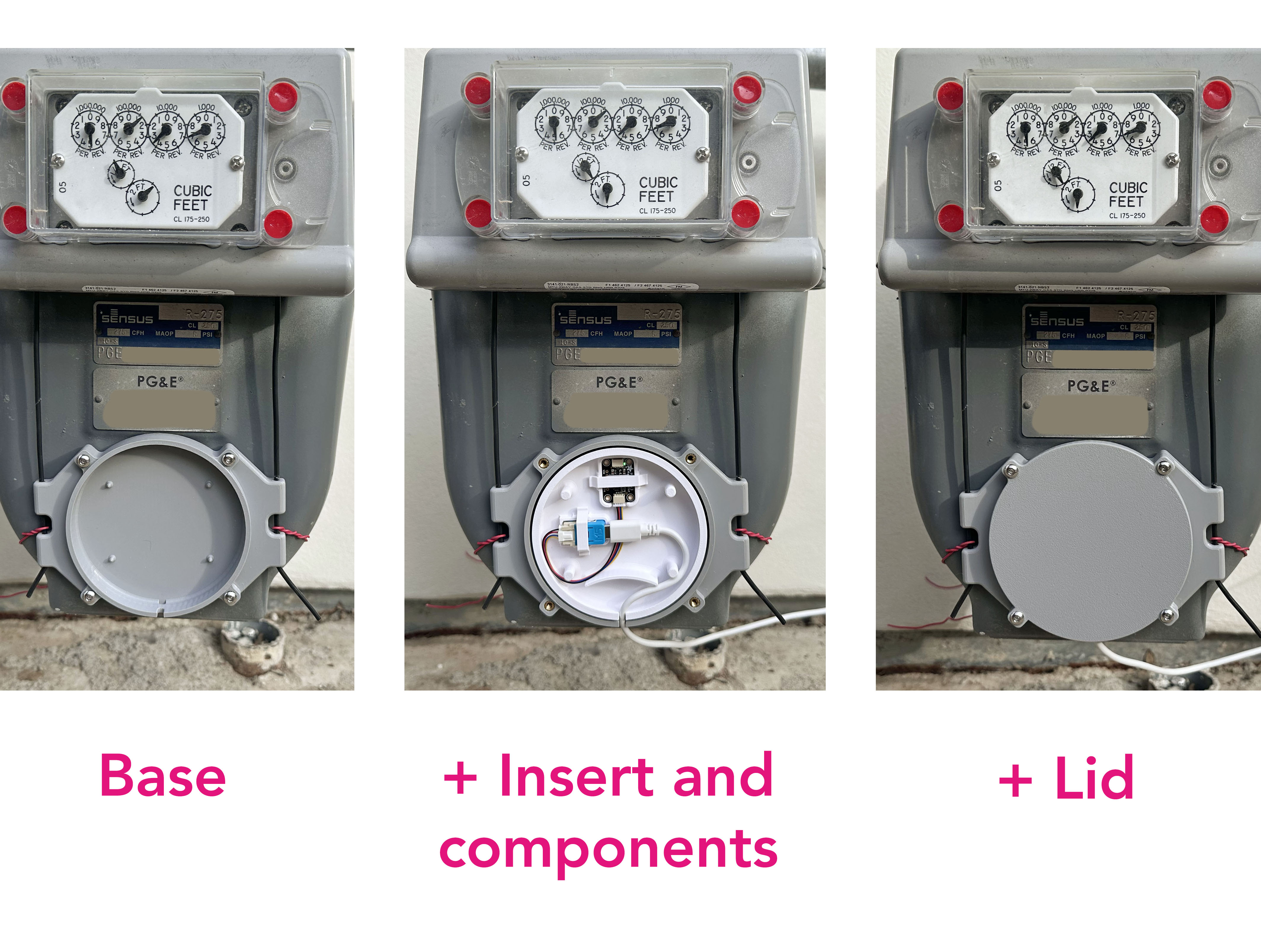 ESPHome Gas Meter Reader Case — miniatura 2