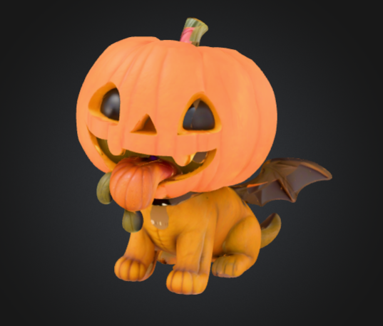 Pumpkin Pup – From Cute & Cursed: The Chibiween Collection