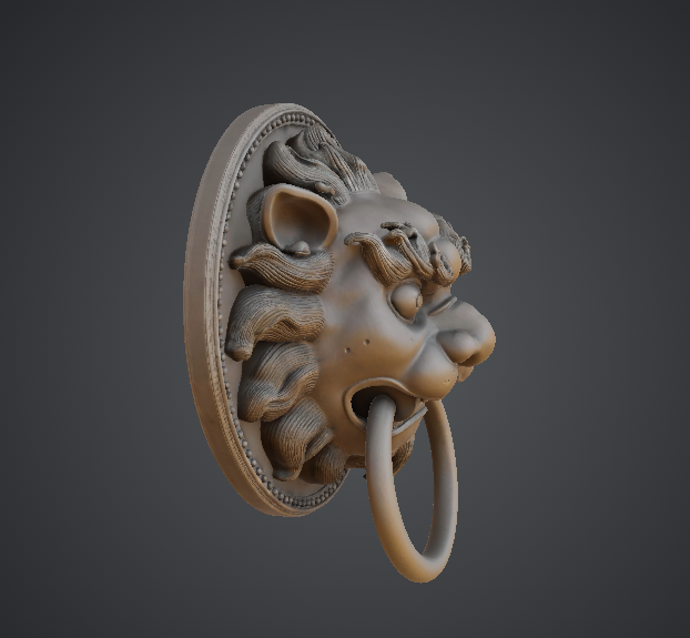 Lion Head Door Knocker — thumbnail 2