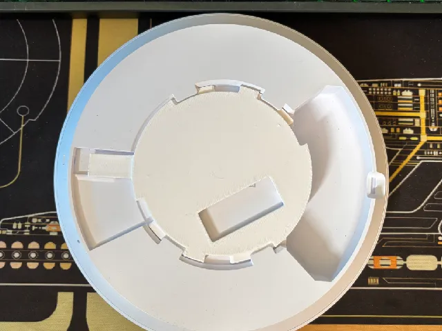 Unifi U7 Lite WiFi AP mounting plate for adhesive strips