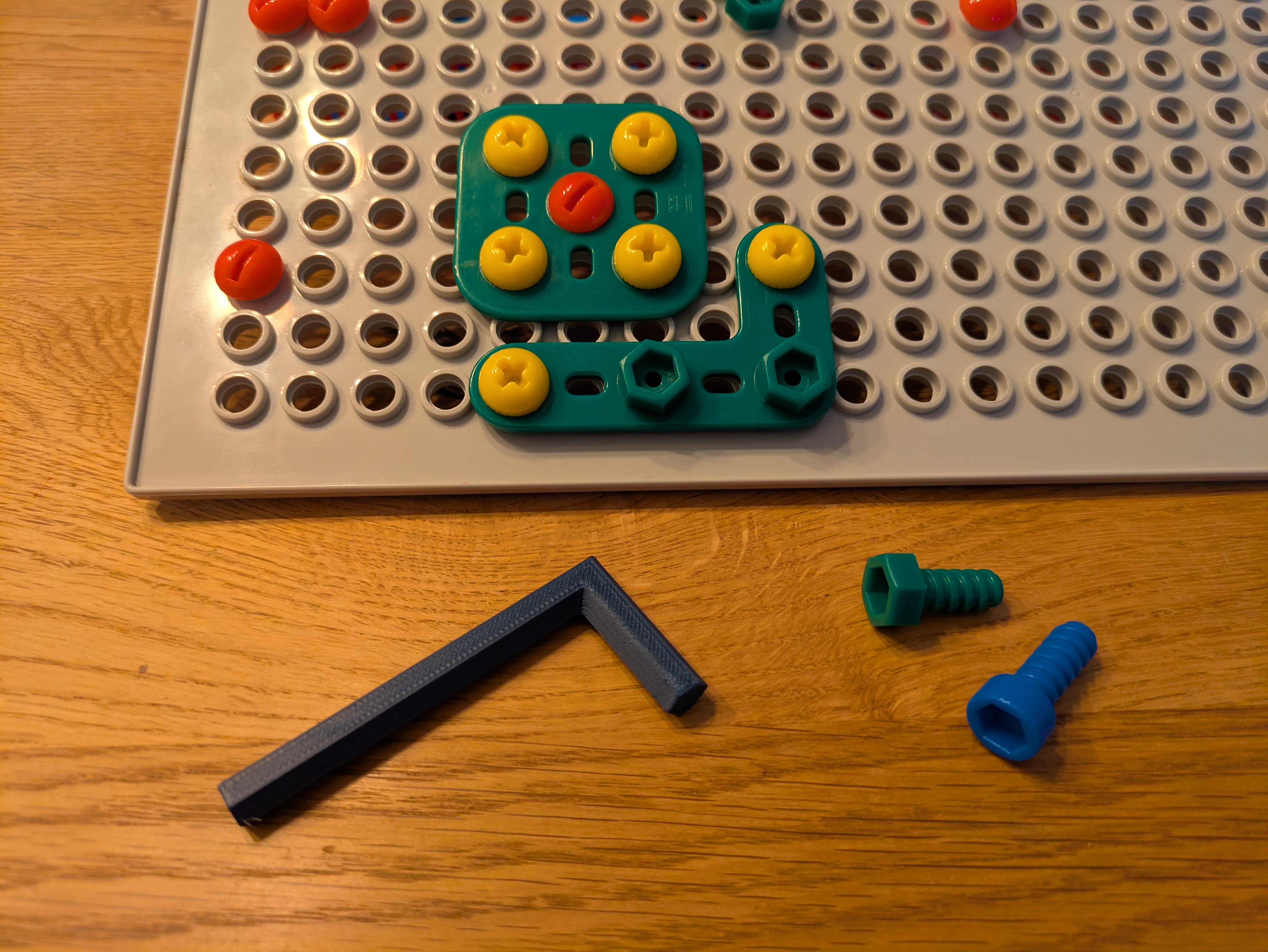 Hex key for kids building set