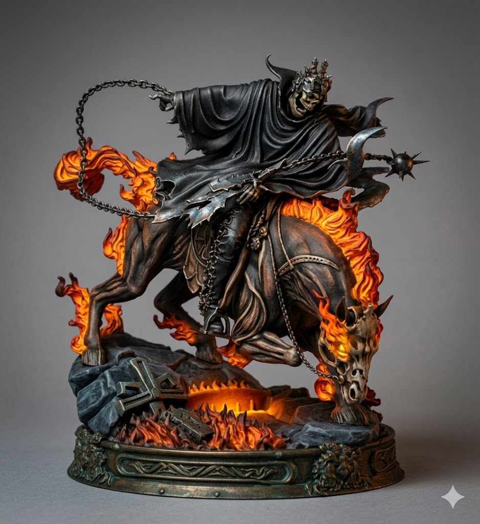 Ghost Rider On Horse