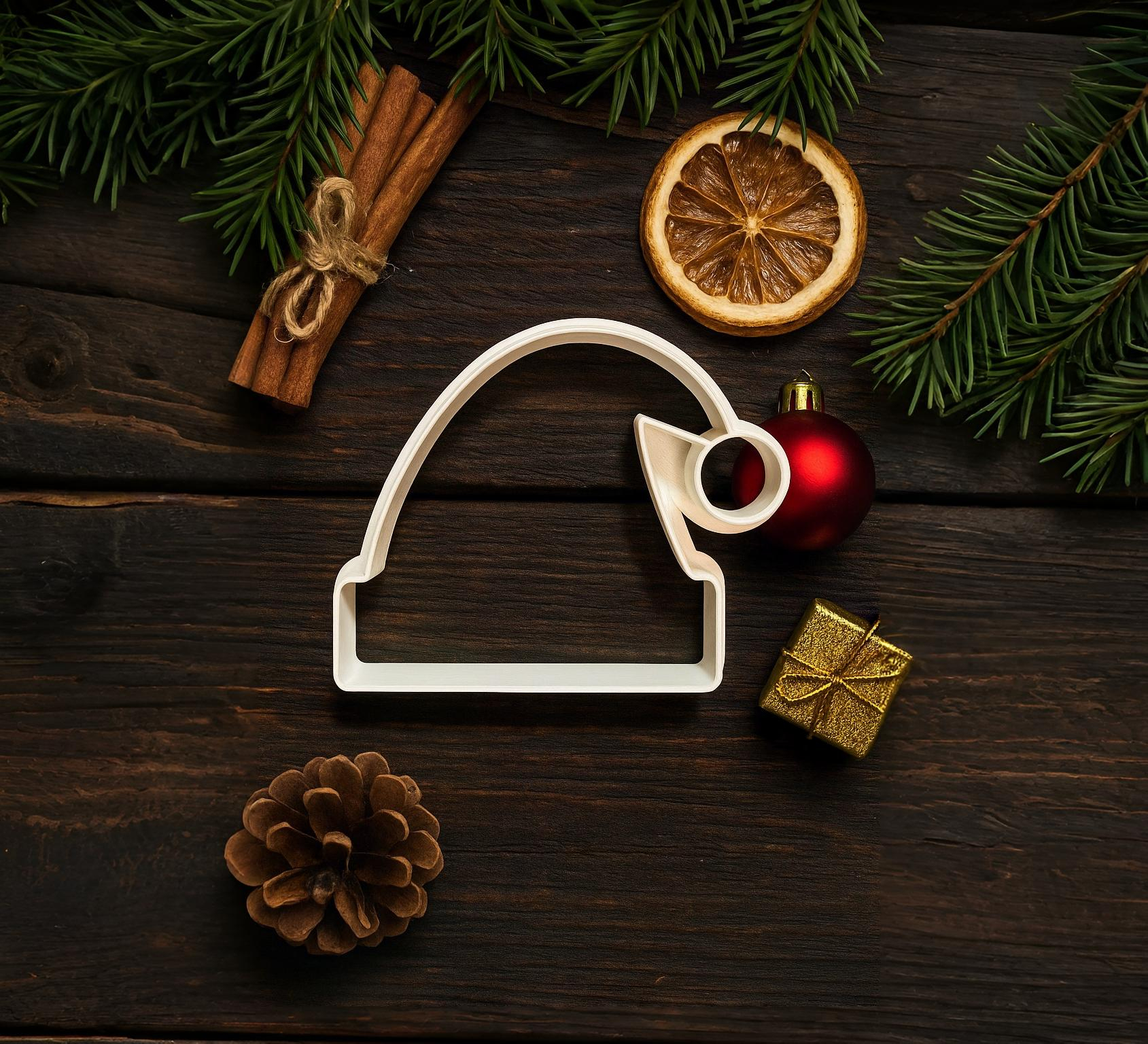 Christmas Santa Hat Cookie Cutter