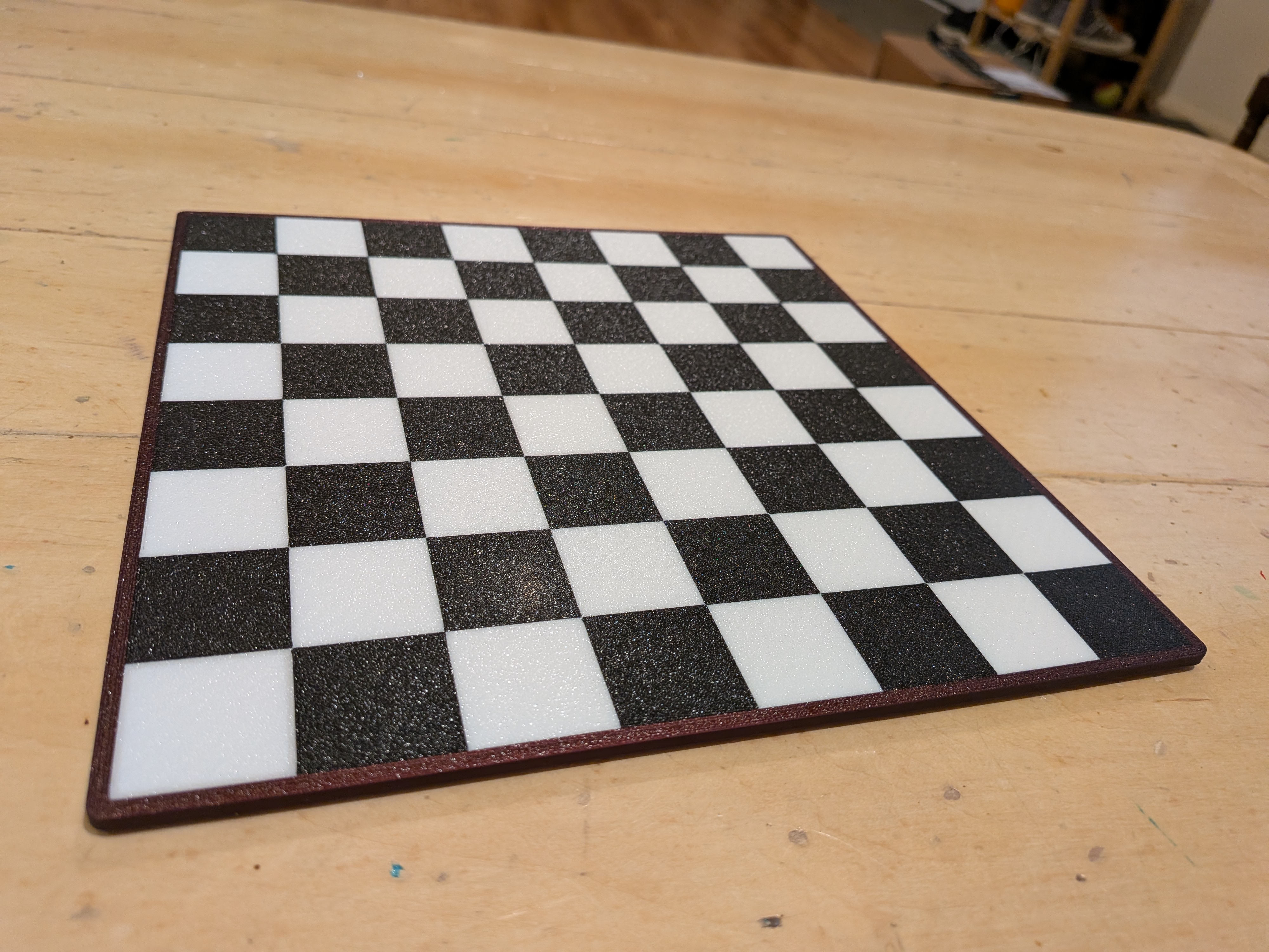 Chess Board - Parametric Checkerboard Calibration Pattern - FreeCAD - Chess Checkers CV2  OpenCV