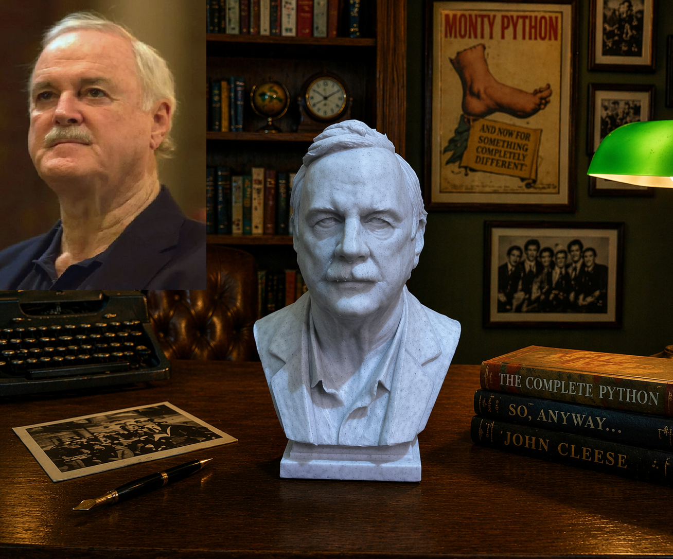 John Cleese — Bust 3D model