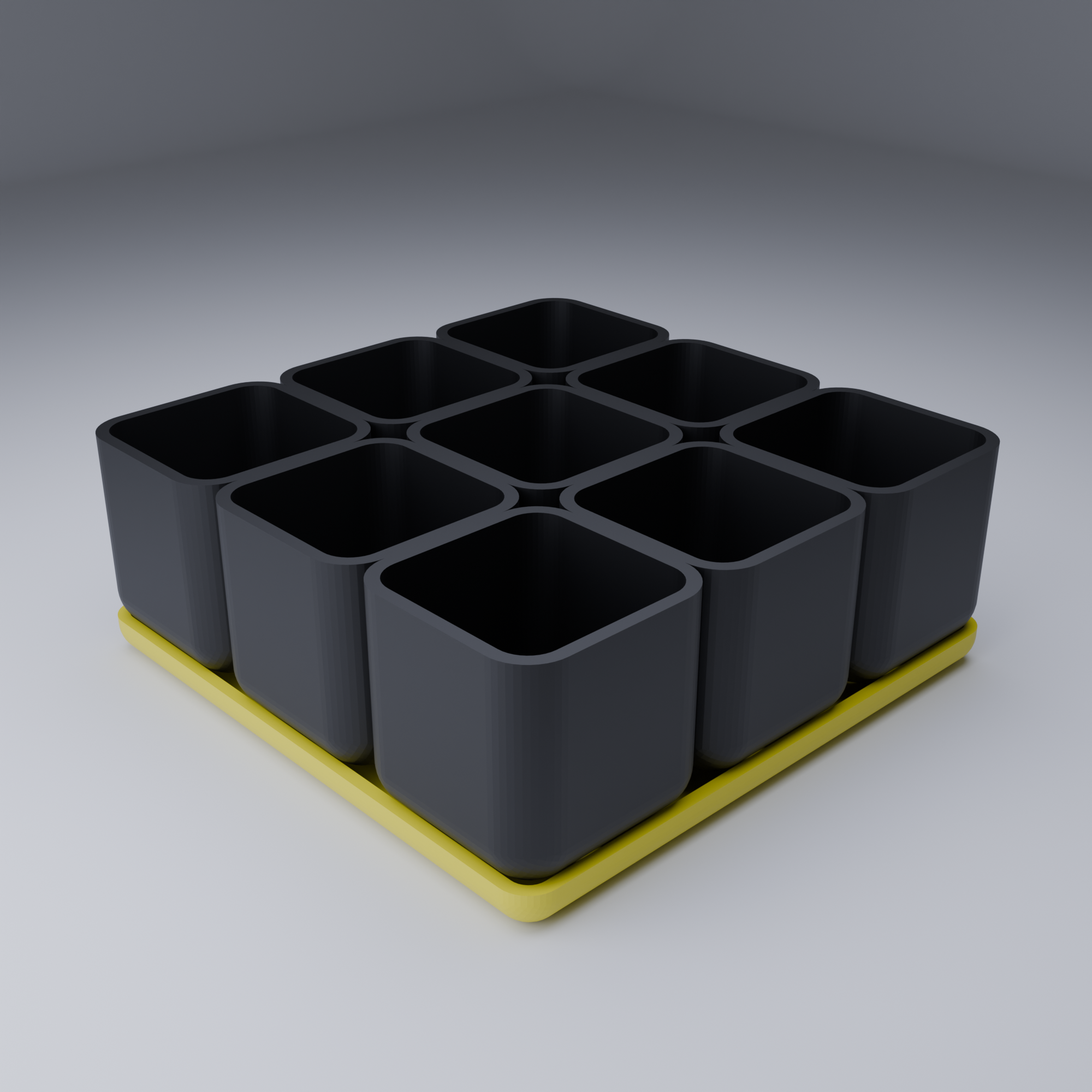 Modular 9 Pot Seedling Starter Tray System