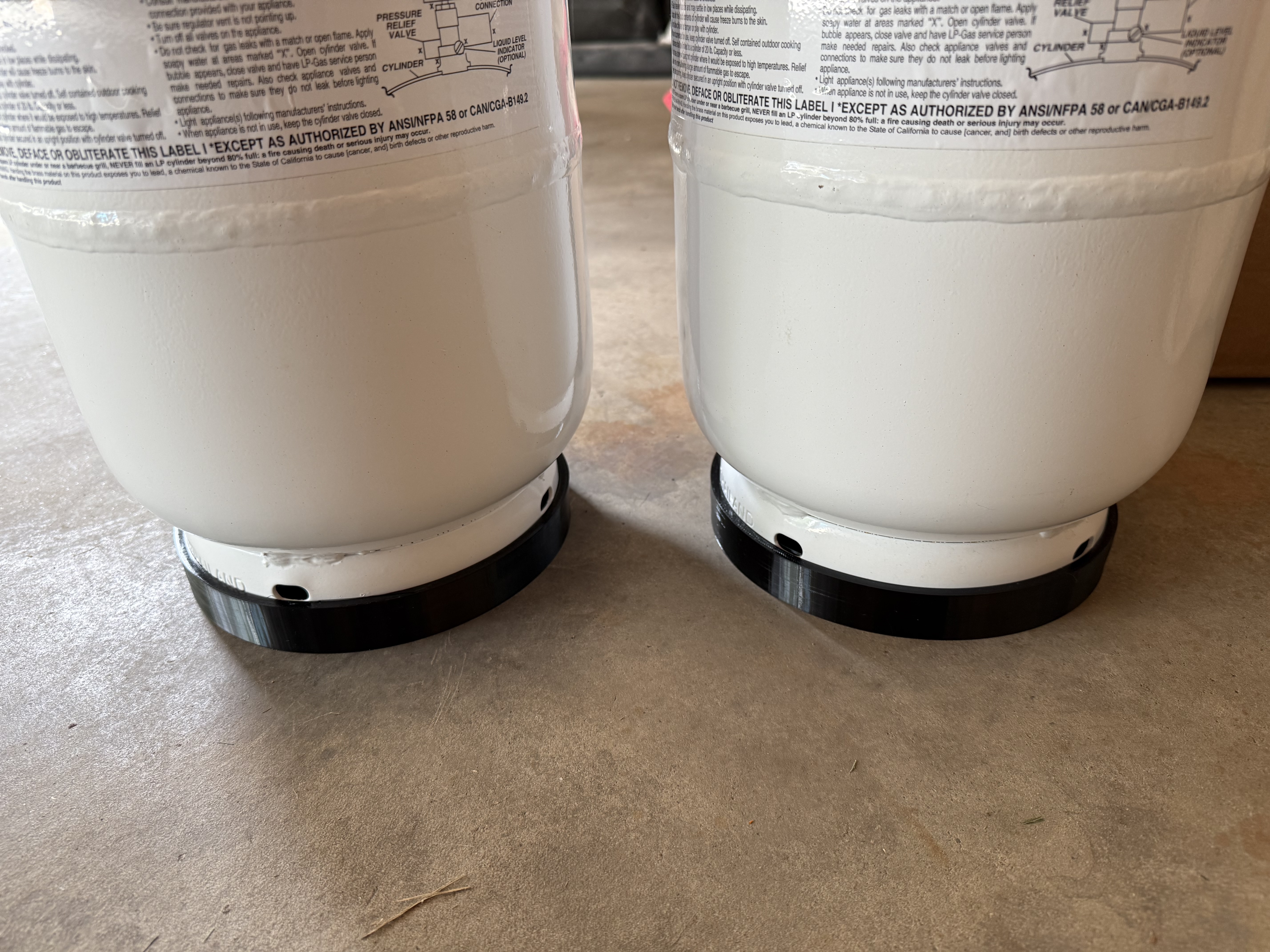 11 Pound Propane Tank Ring and Sensor Spacer 3D model