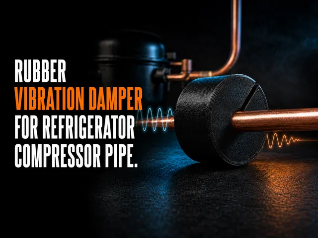 Anti-Vibration Weight for Refrigerator Compressor Pipe – 4 Sizes