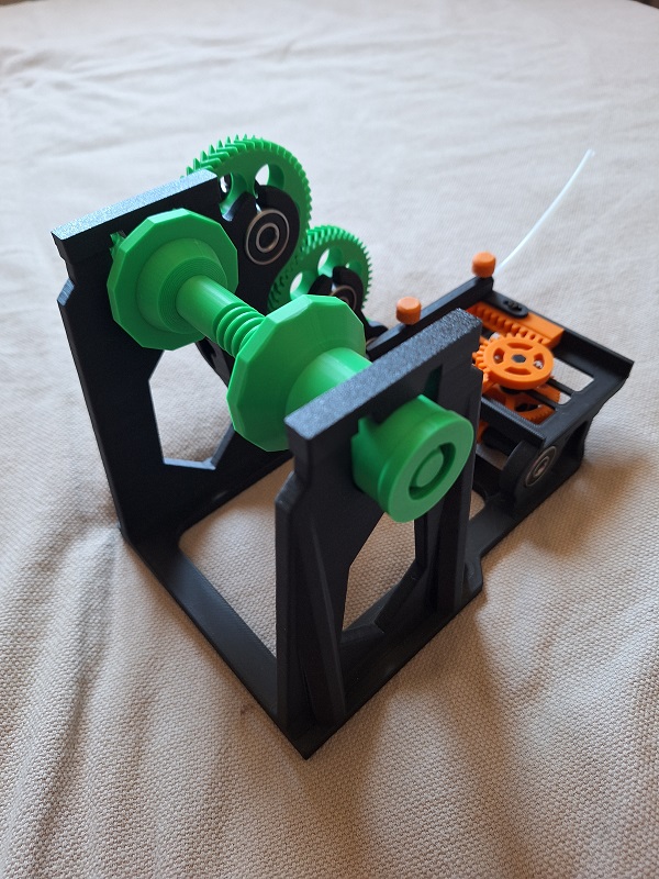 Filament Spool Switcher & Winder Additional Bracket TPU no Screw [REMIX]