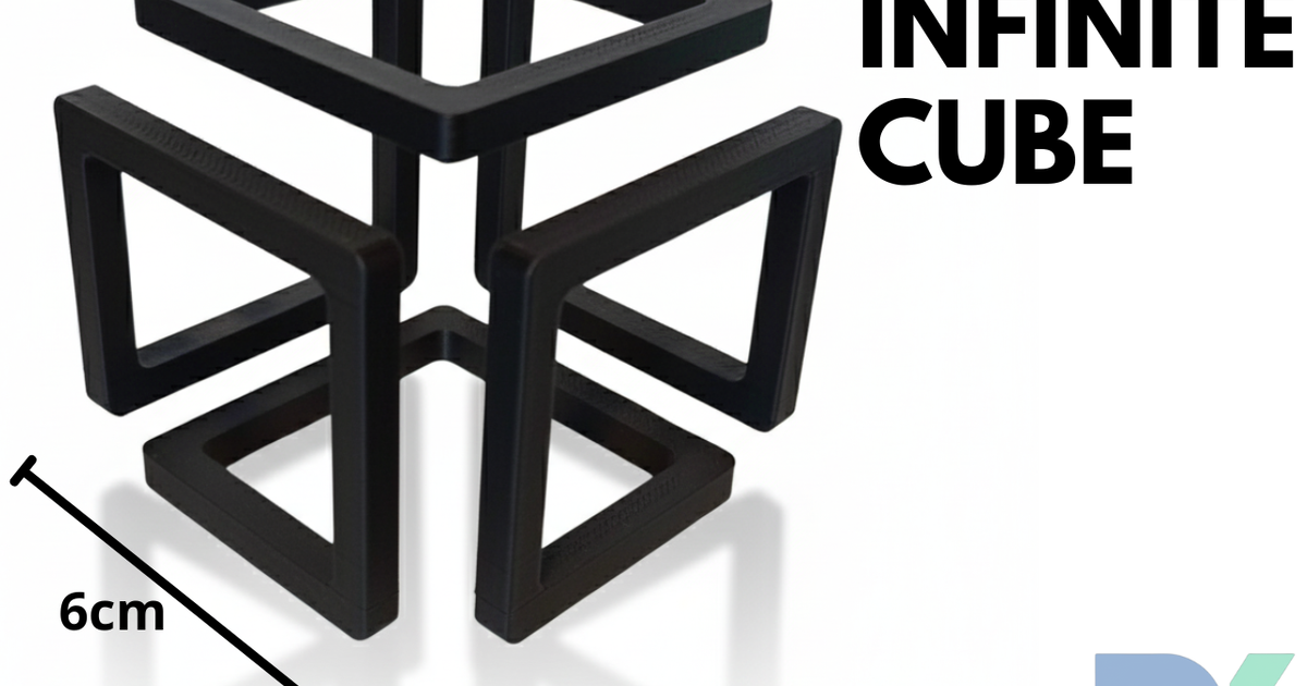 Mini Infinite Cube by PX_Studio | Download free STL model | Printables.com - 3D model önizlemesi