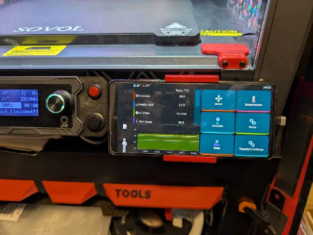 SV08 S20 Klipper Screen Phone Holder