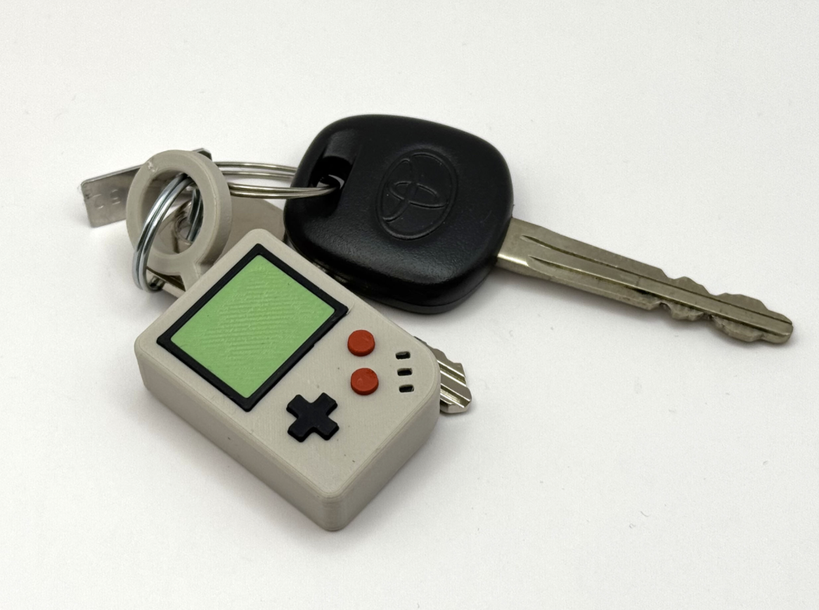 Retro Gameboy Keychain