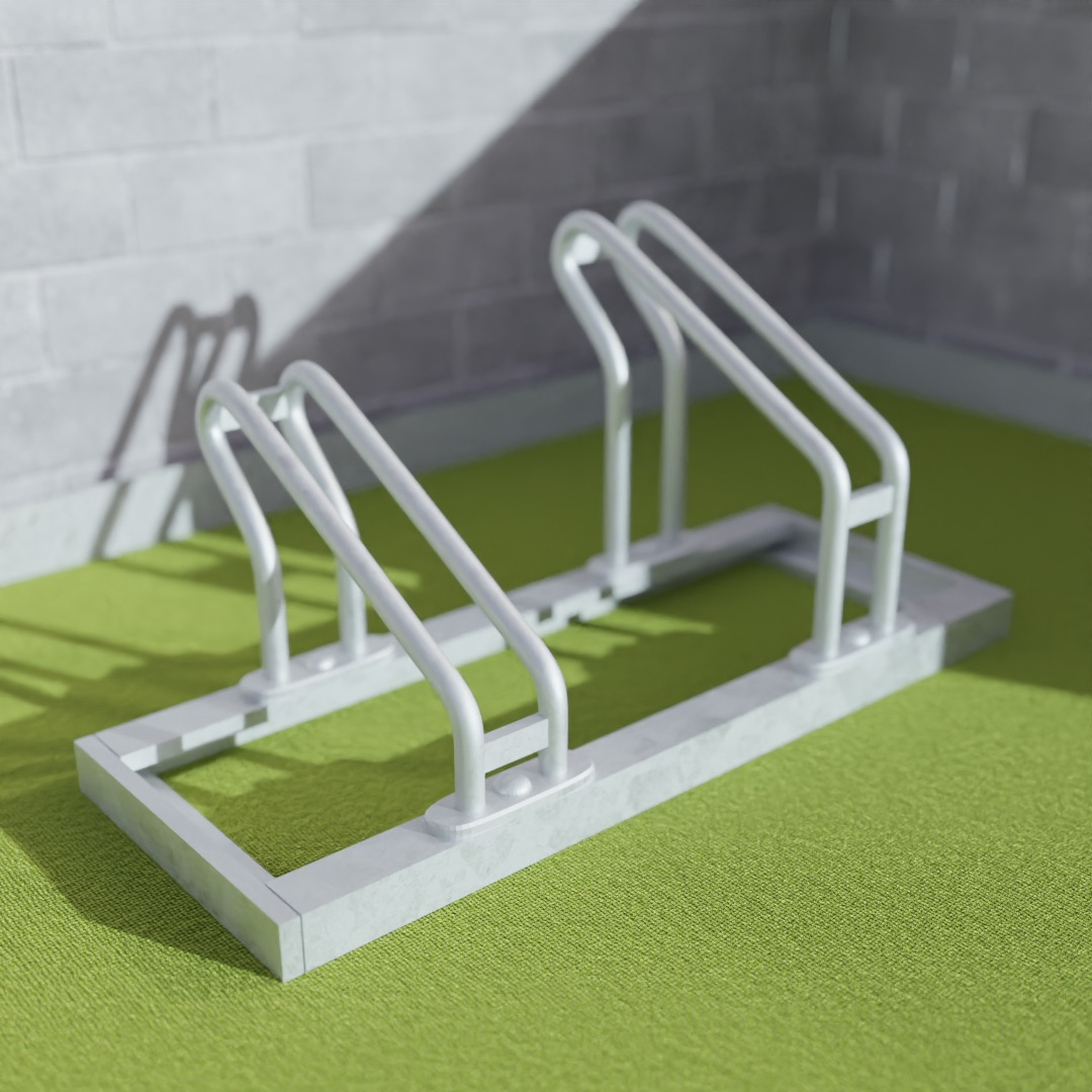 Japanese Bicycle Stand Miniature STL Diorama Street Equipment