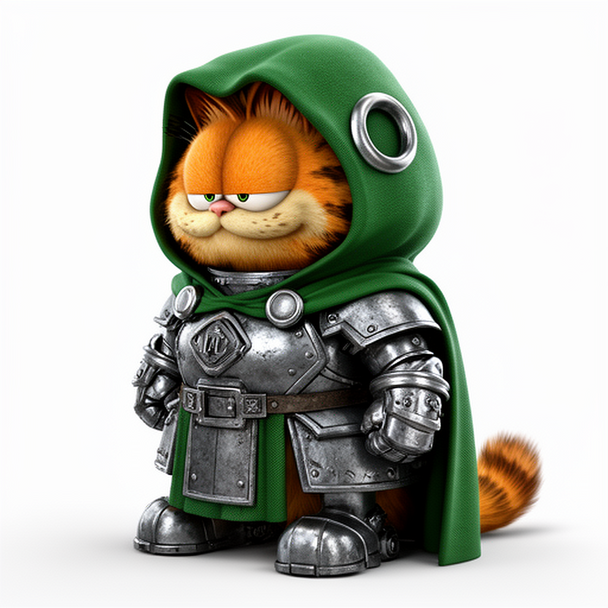 Garfield Doctor Doom Ring Figure