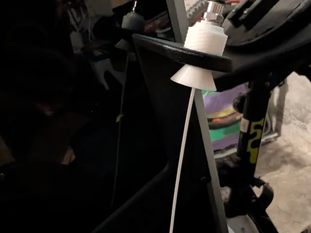 Filament guida with a PTFE fast clamp