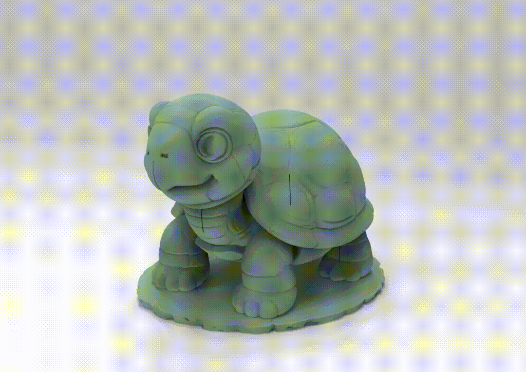 3D Tortue puzzle