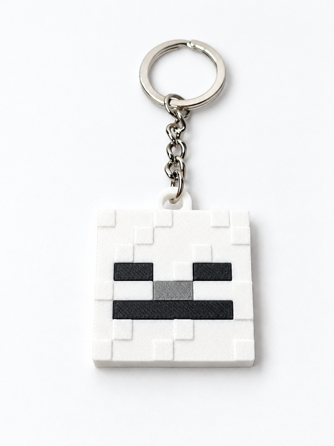 Minecraft-Inspired Skeleton Keychain — STL Grátis | 3DFinder