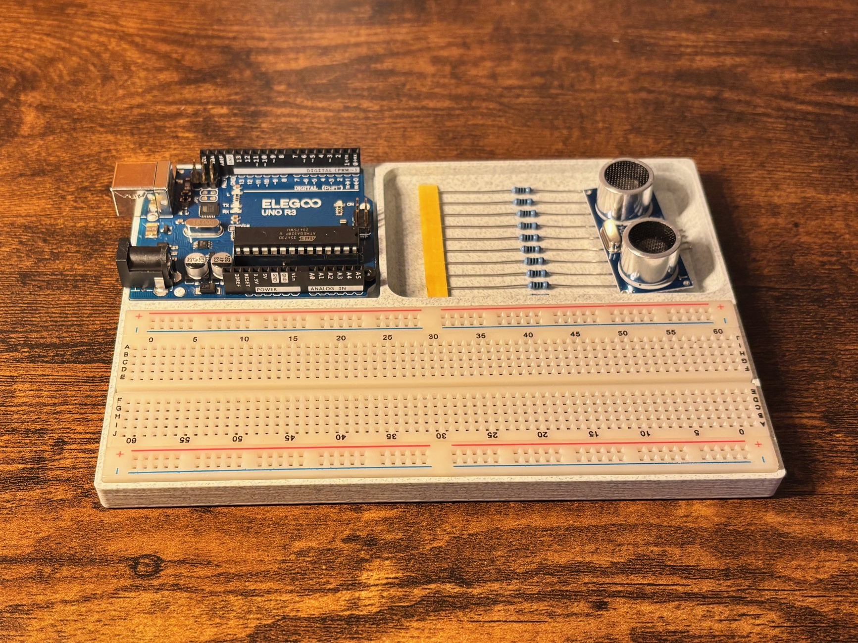 Arduino and Bread Board Holder