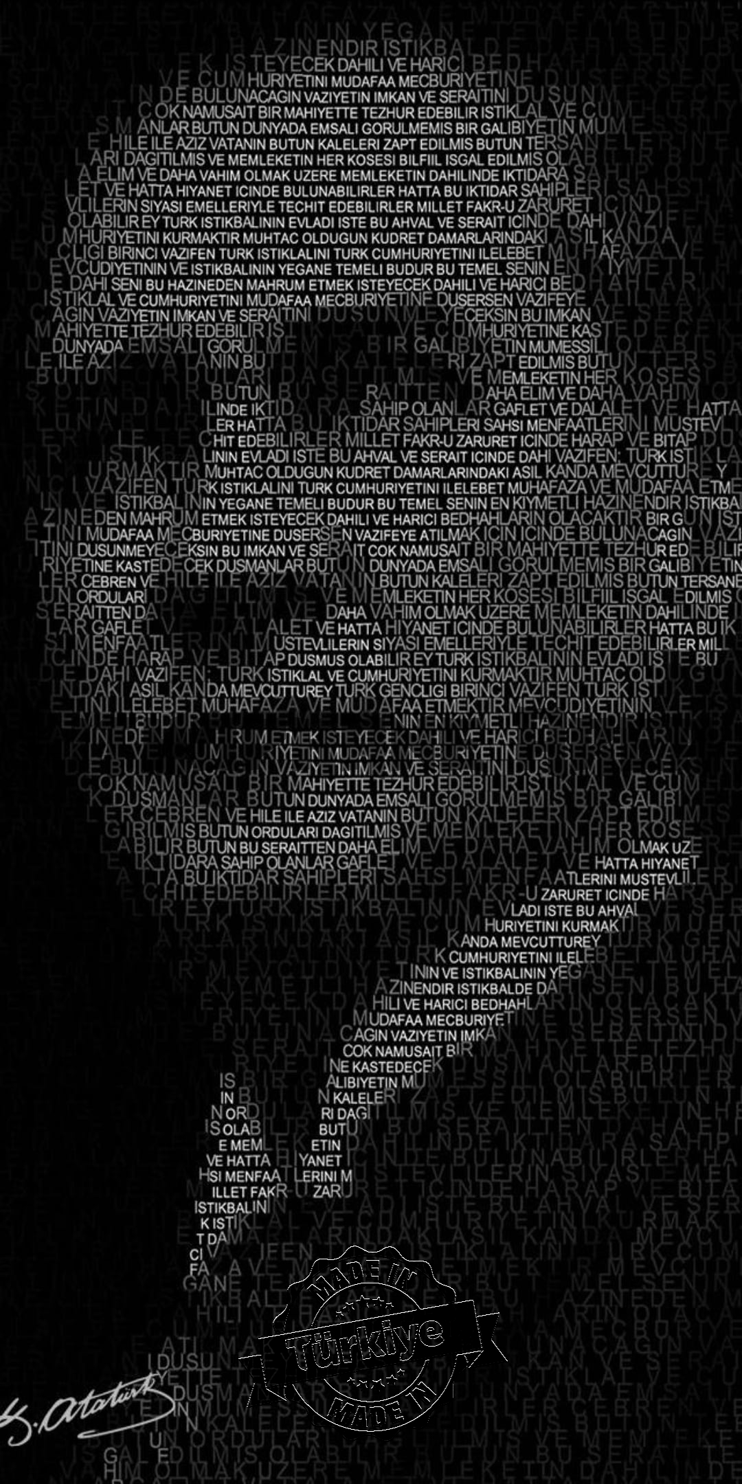 Mustafa Kemal Atatürk Lithophane