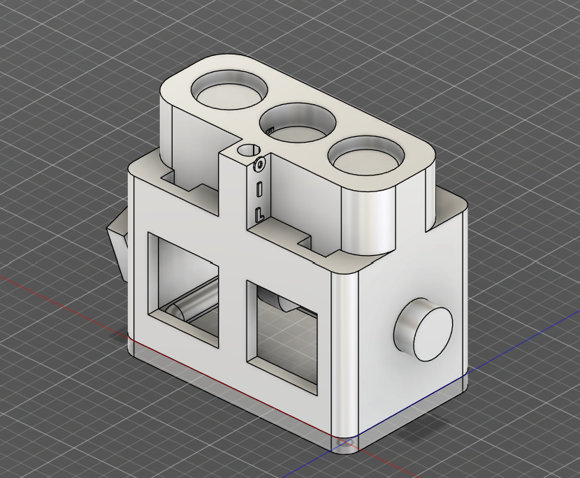 Çalışan 3 Piston Motor 2 Parça Baskı - Working v3 Engine 2 Piece Print