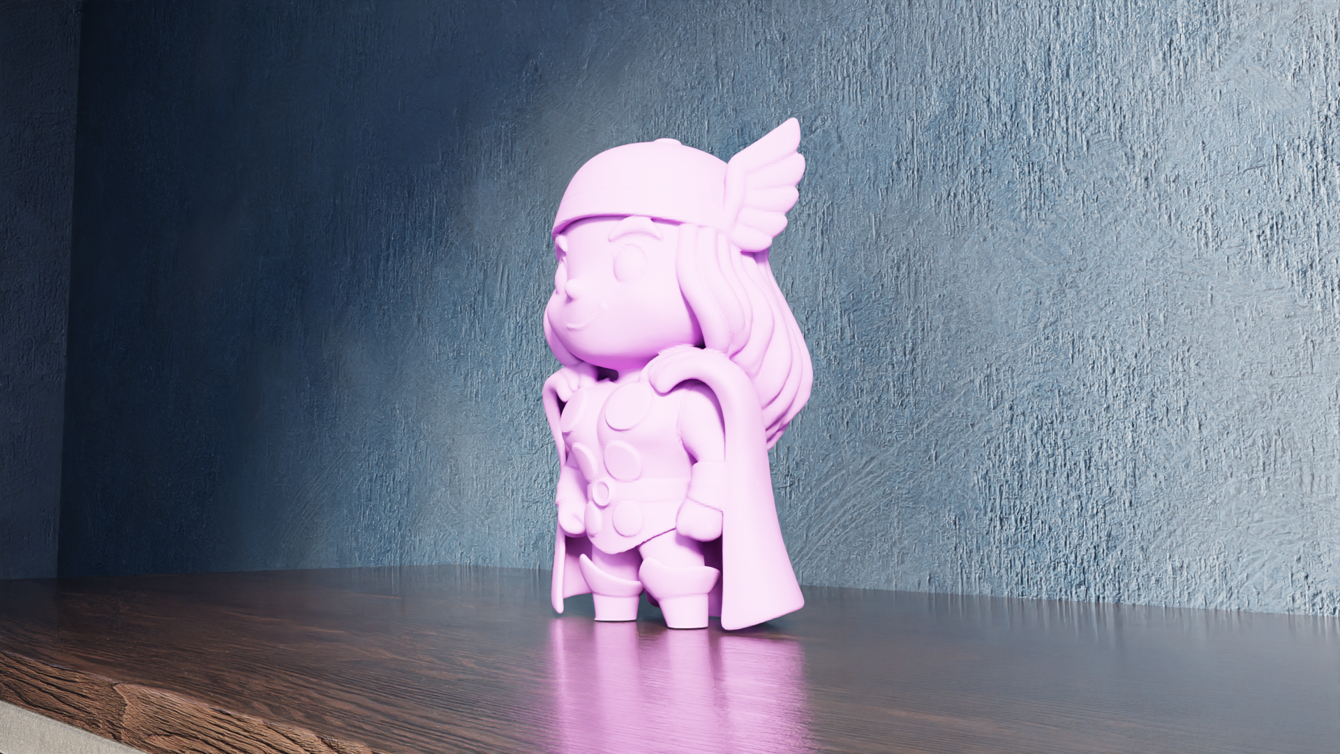 Miniatura 5 do modelo 3D Chibi Thor