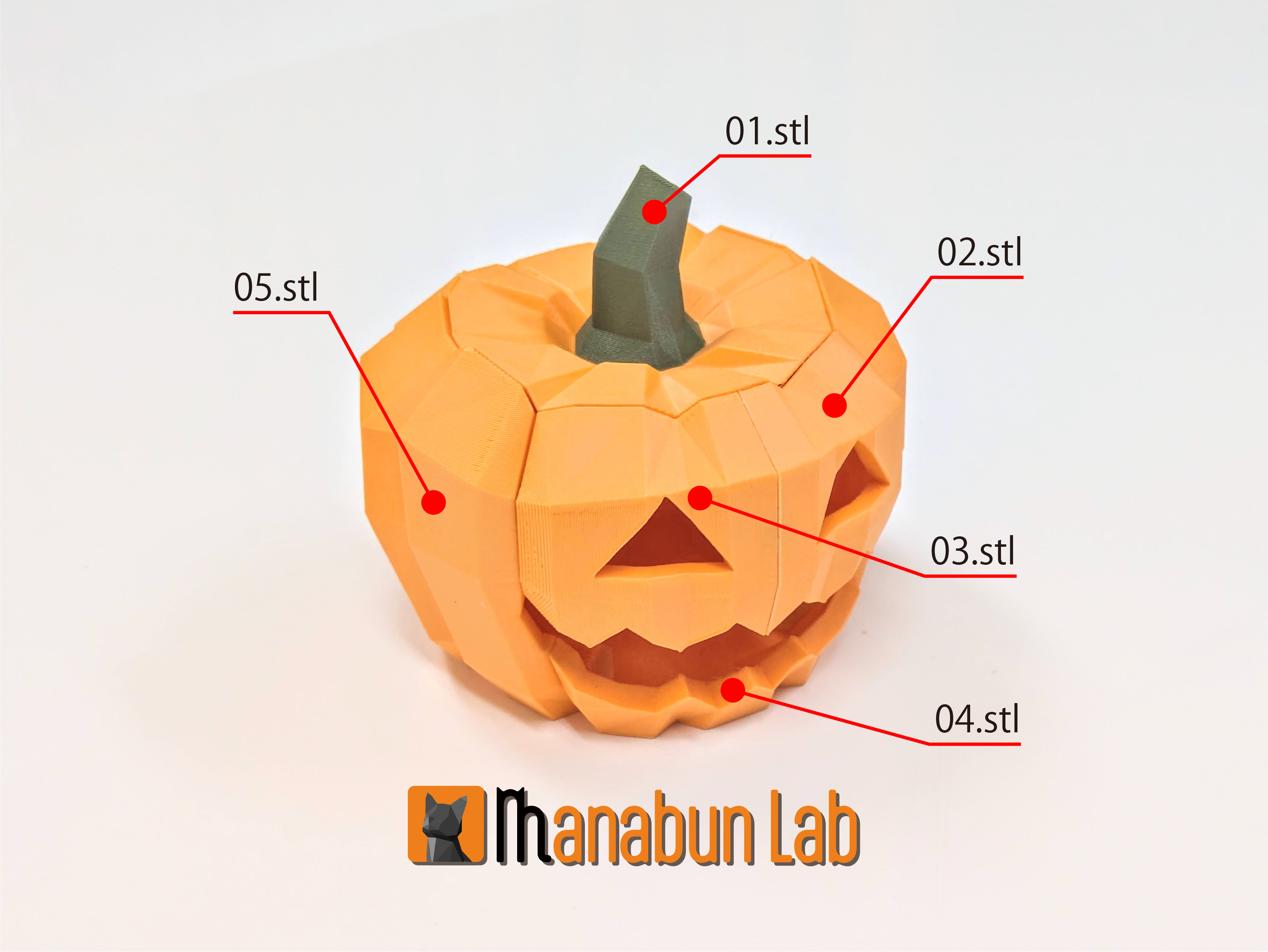 Low Poly Pumpkin Puzzle "Halloween" | No.25 — miniatura 9