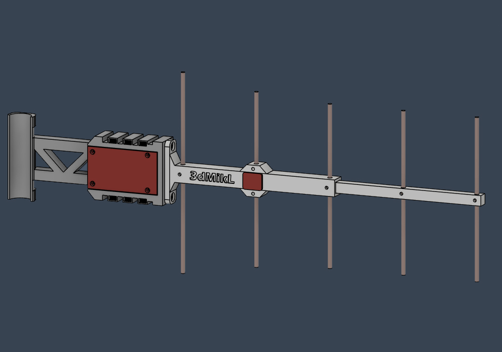 Antenna Yagi 868 with Heltec V3 (V4)