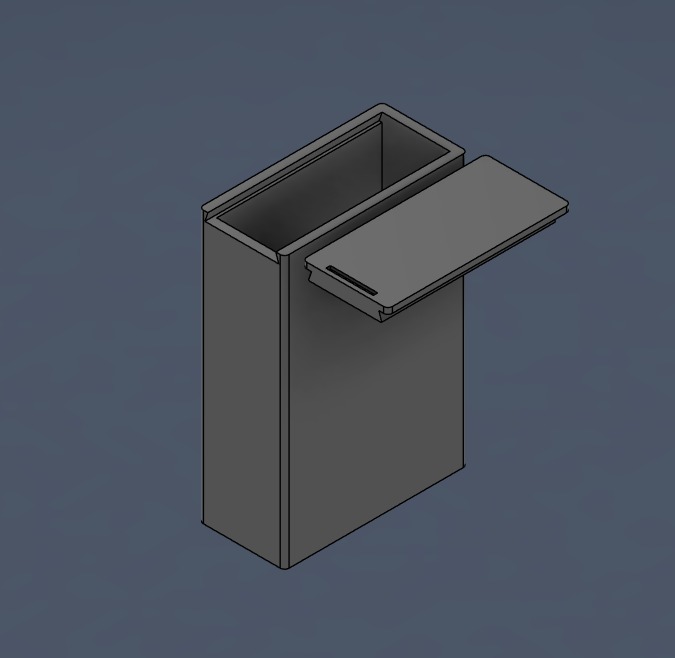 Storage boxes with sliding lid