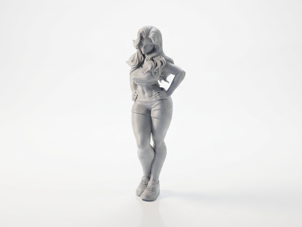 Cheerleader Figurine Female Sports 3D Printable