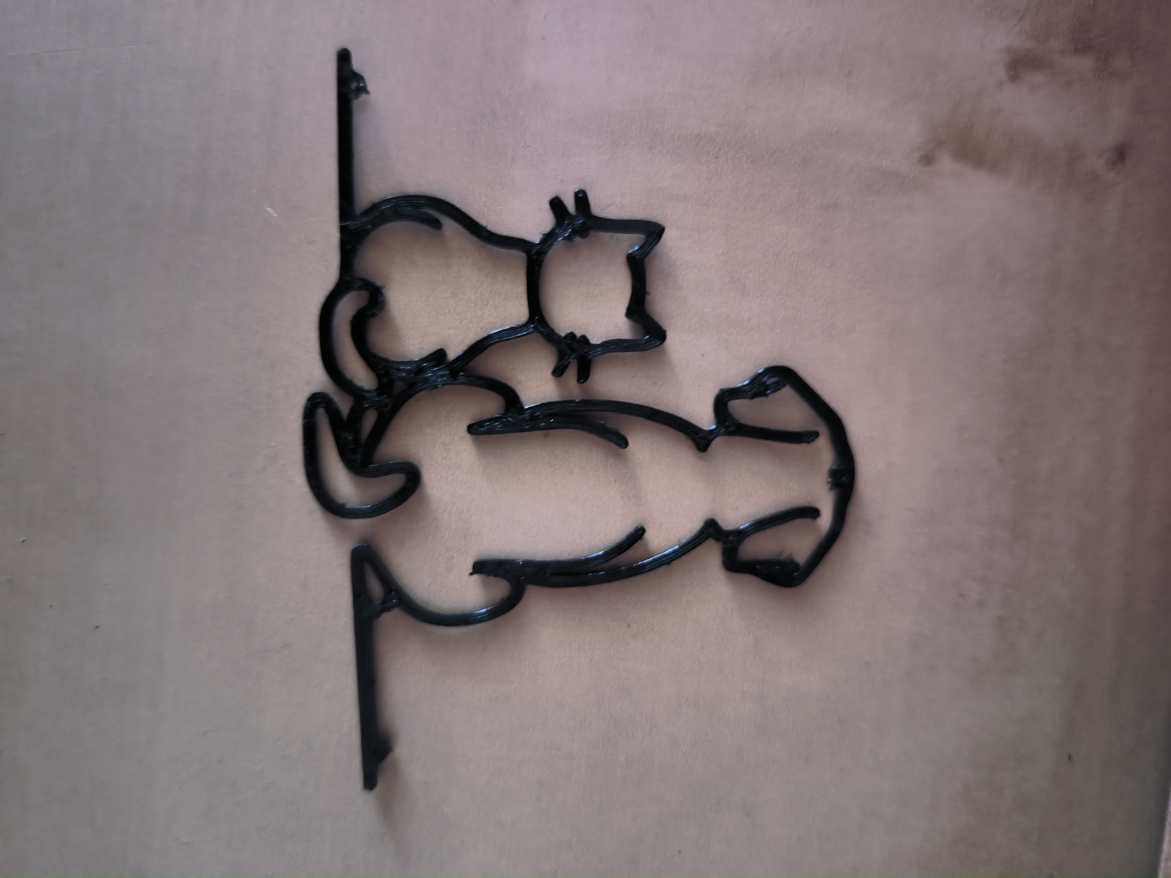 Hund Katze wandbild