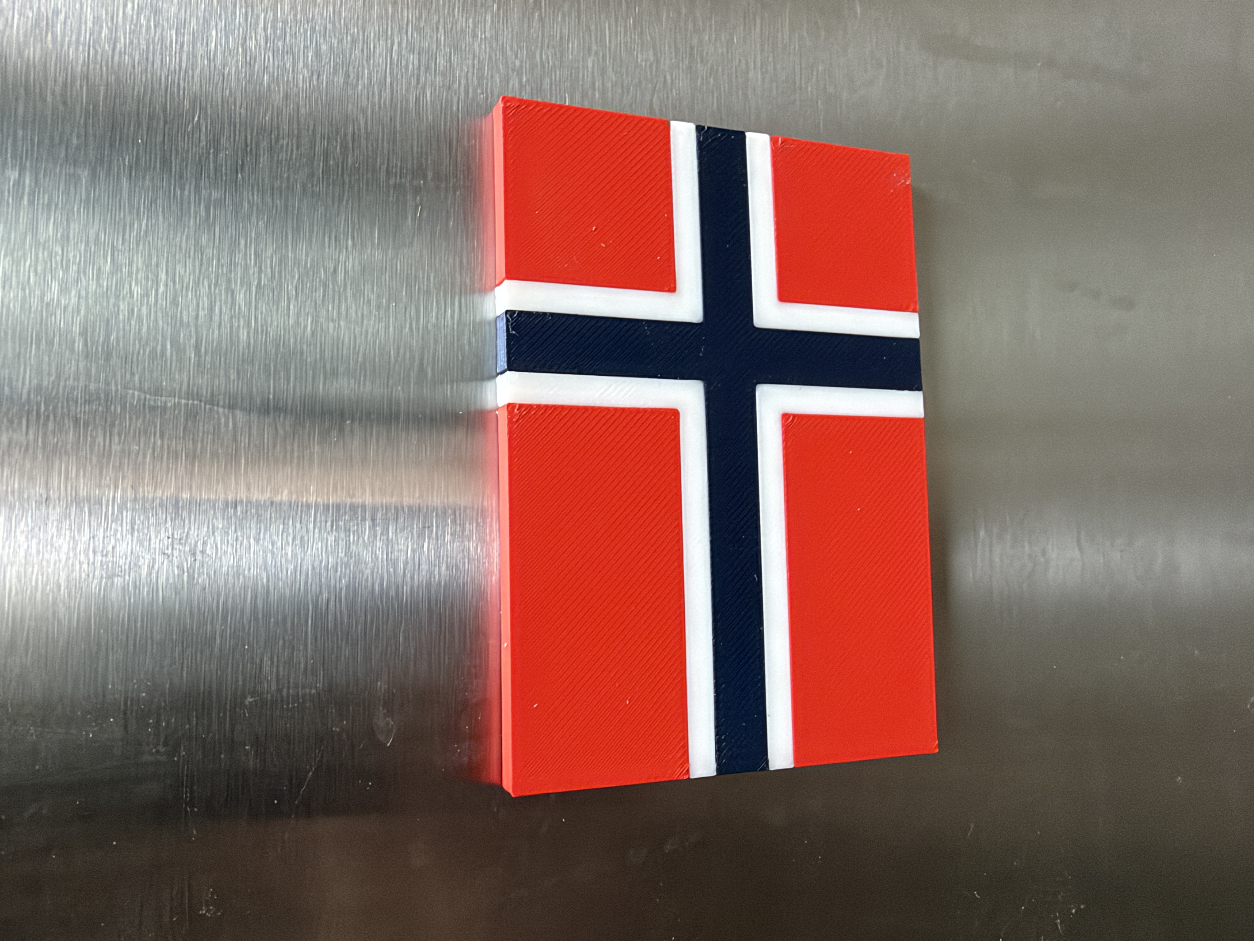 MagFlag: Norwegian Flag Fridge Magnet Multicolor with SVG