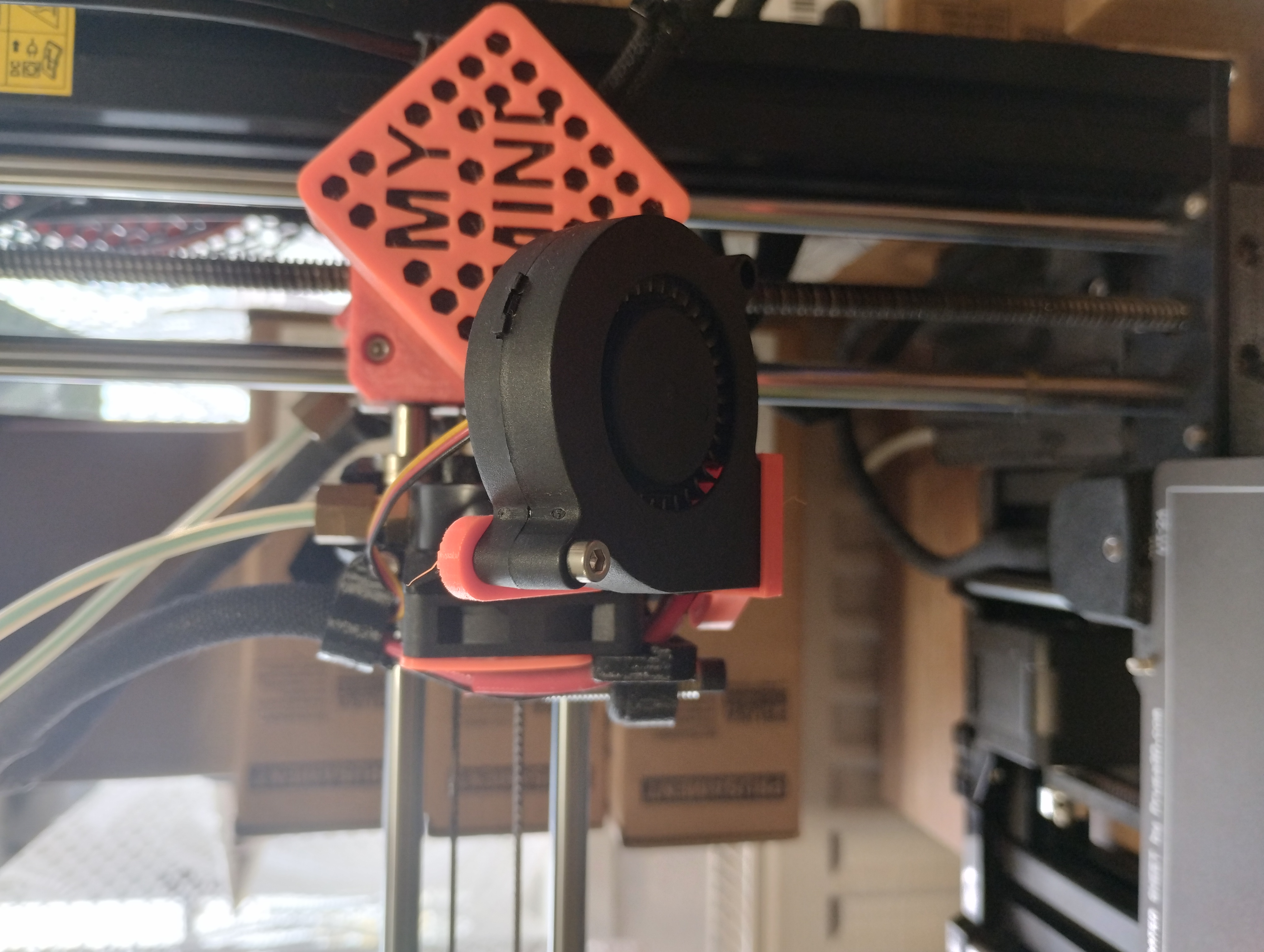 Prusa mini/+ fan cooling 360° performance by mk4s