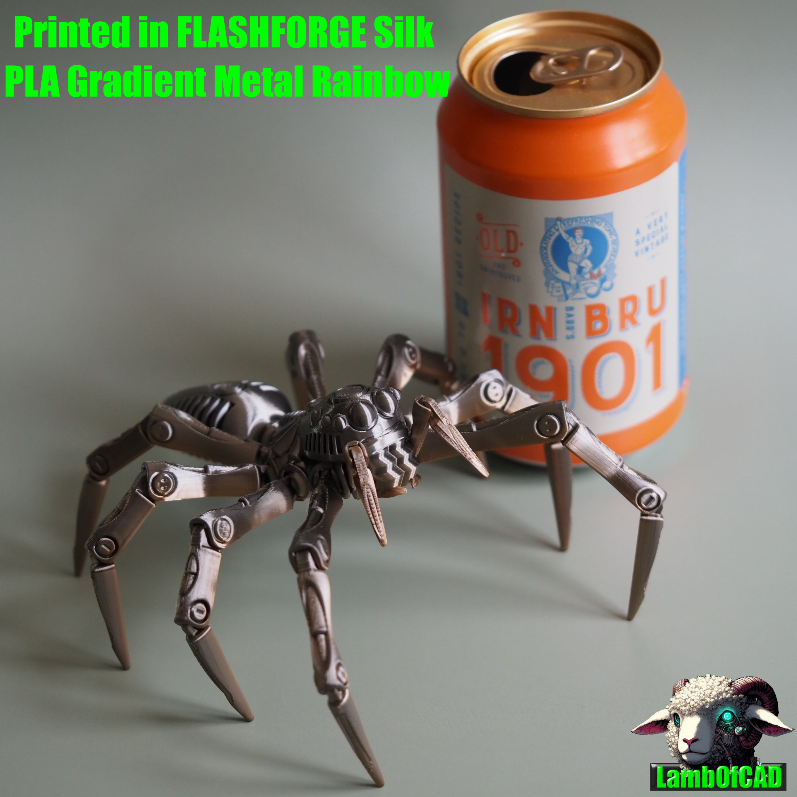 Miniatura 3 do modelo 3D Robotic Jumping Spider