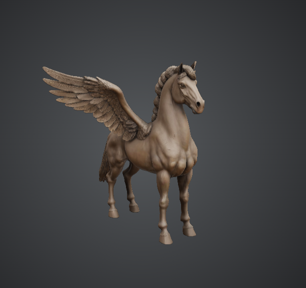 Winged Unicorn Pegasus – Mythical Fantasy Horse