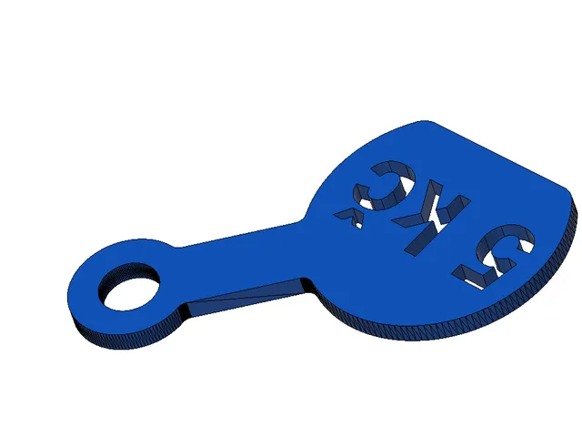 5kc cart coin keychain