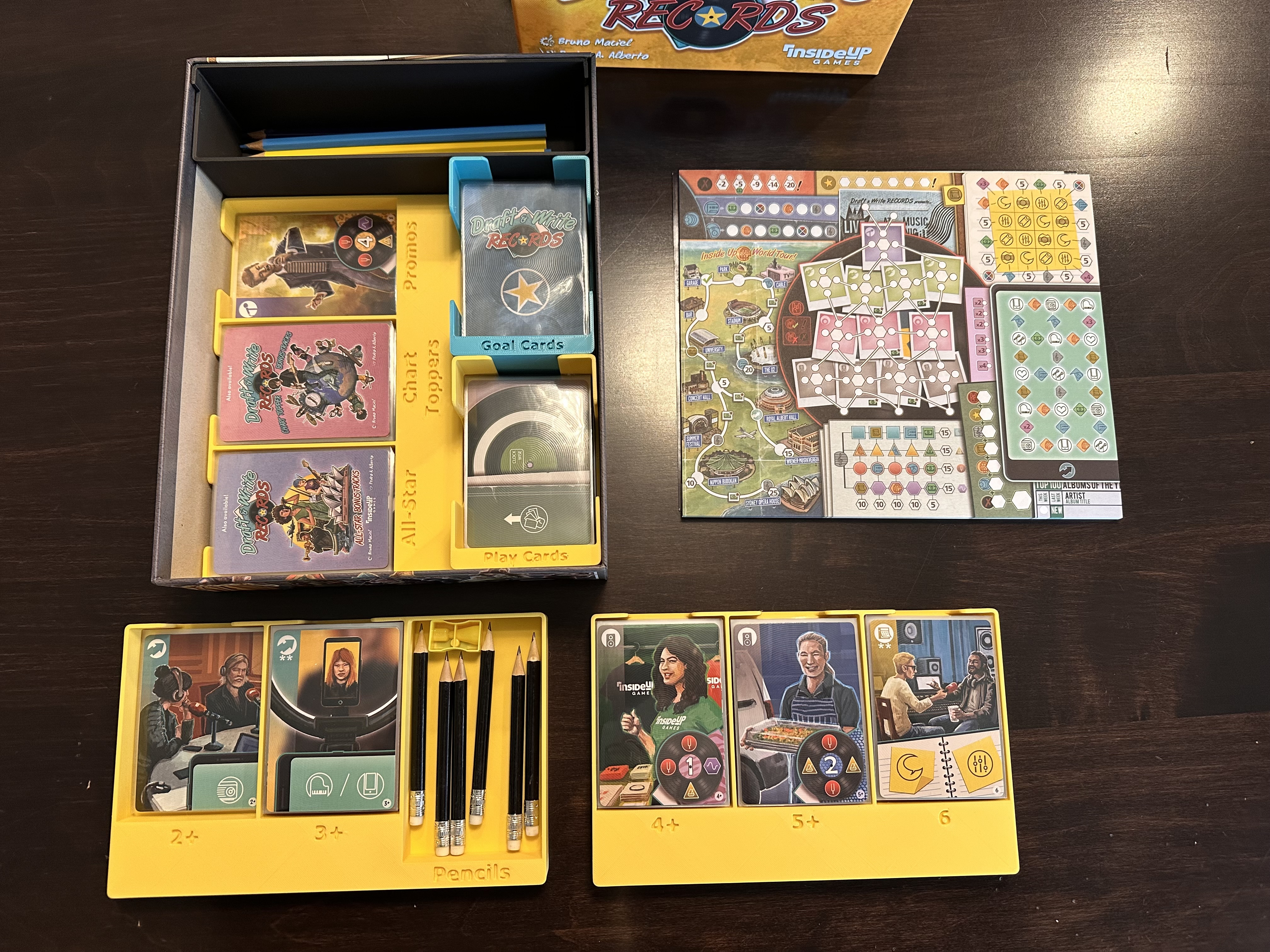 Draft & Write Records Board Game Insert — thumbnail 5