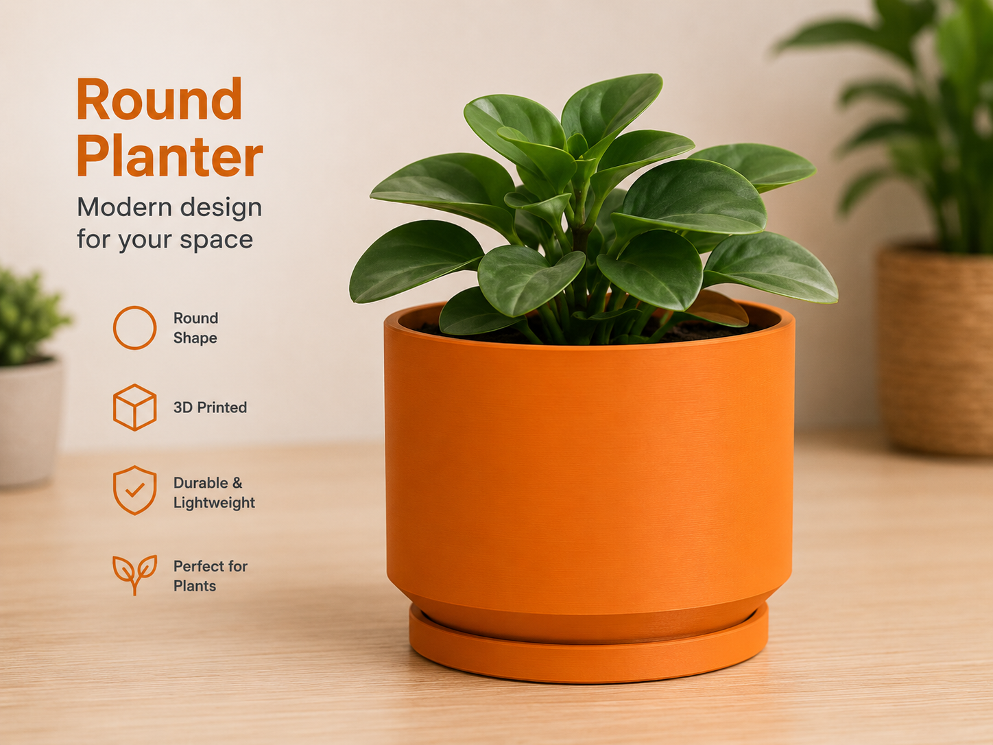Round planter