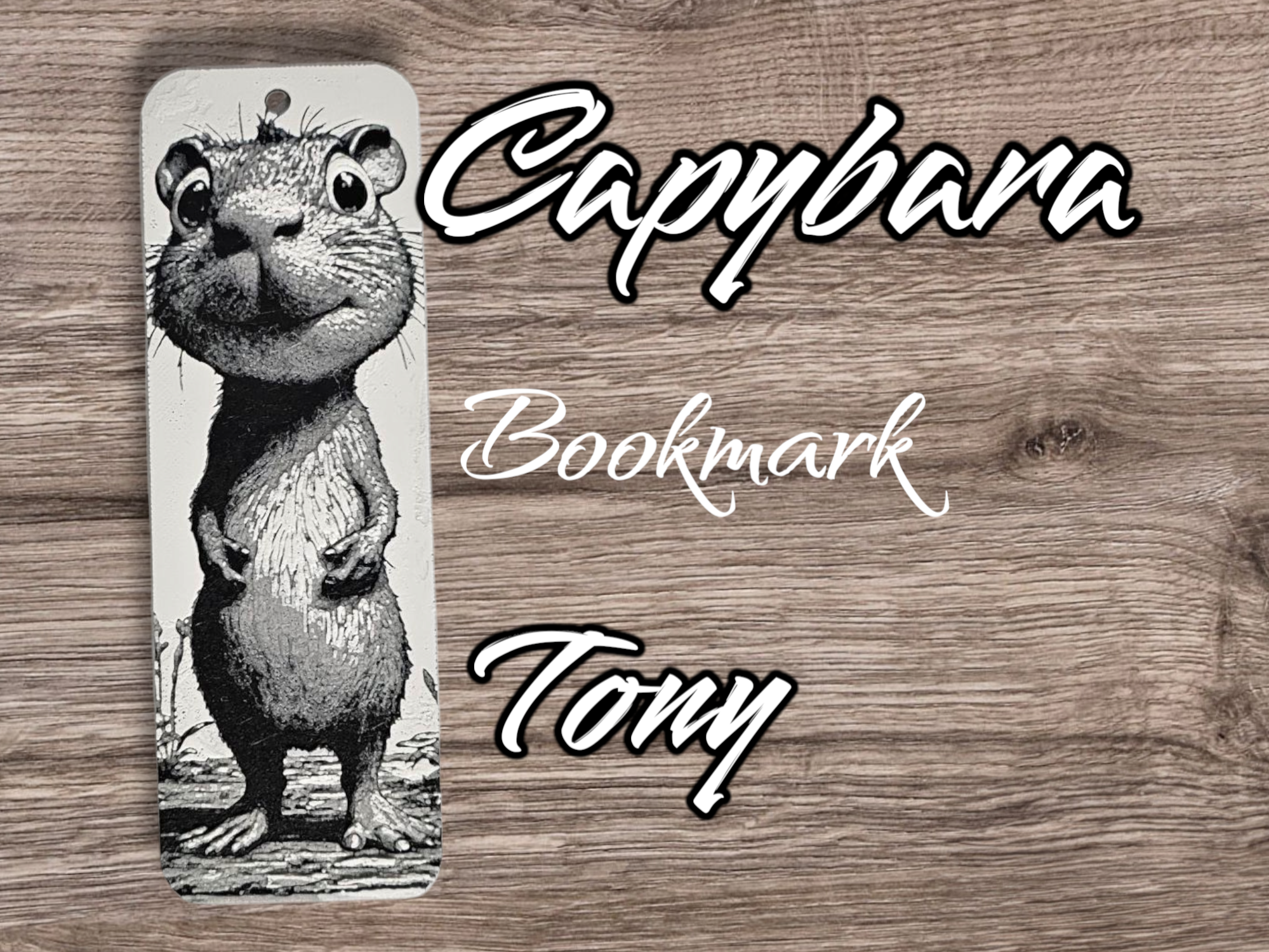 Capybara Tony - Bookmark
