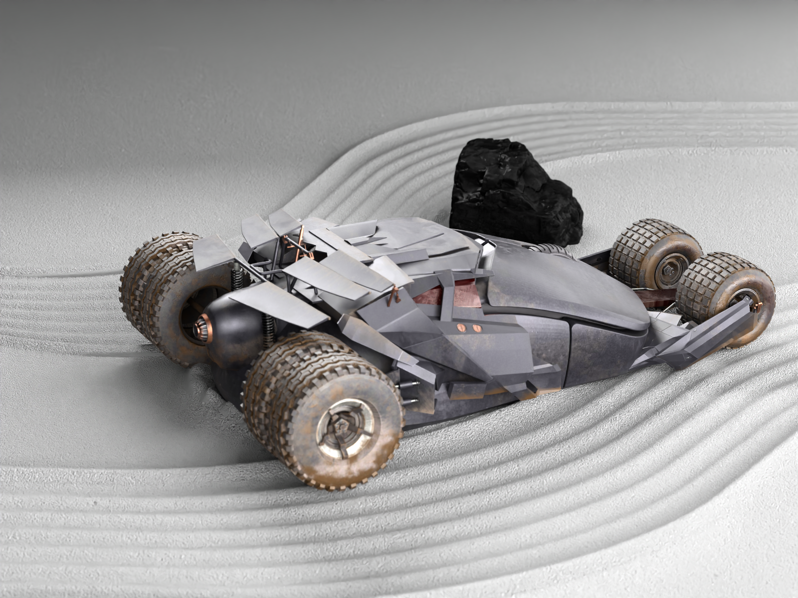 Miniatura 7 do modelo 3D Batmobile HyperX Mouse