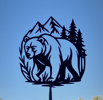 Mountain Bear – 3D Wall Art Model