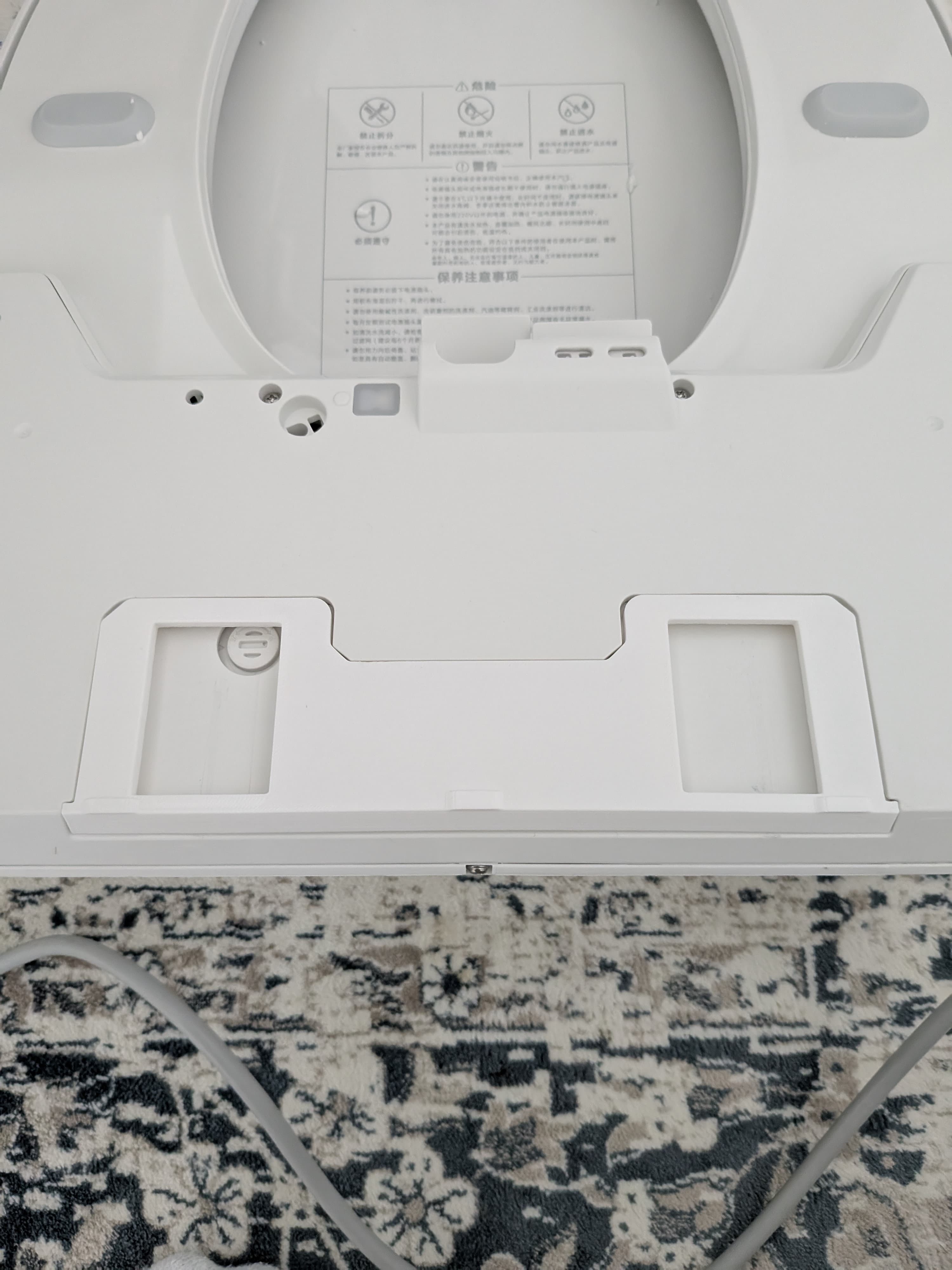 Smartmi Smart Heated Bidet Toilet Seat 2 Mounting bracket