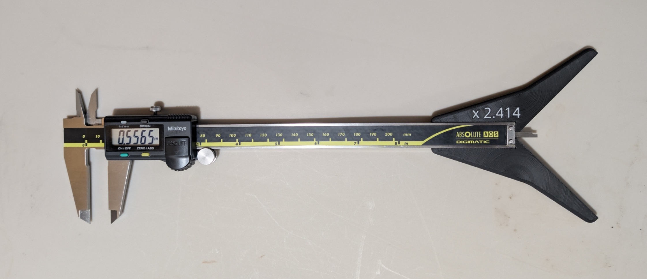 Caliper radius measuring attachment — thumbnail 2