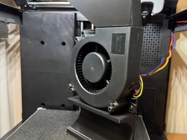 Flashforge Adventurer 5M (AD5M) Auxiliary Fan Base (Thingiverse remix)